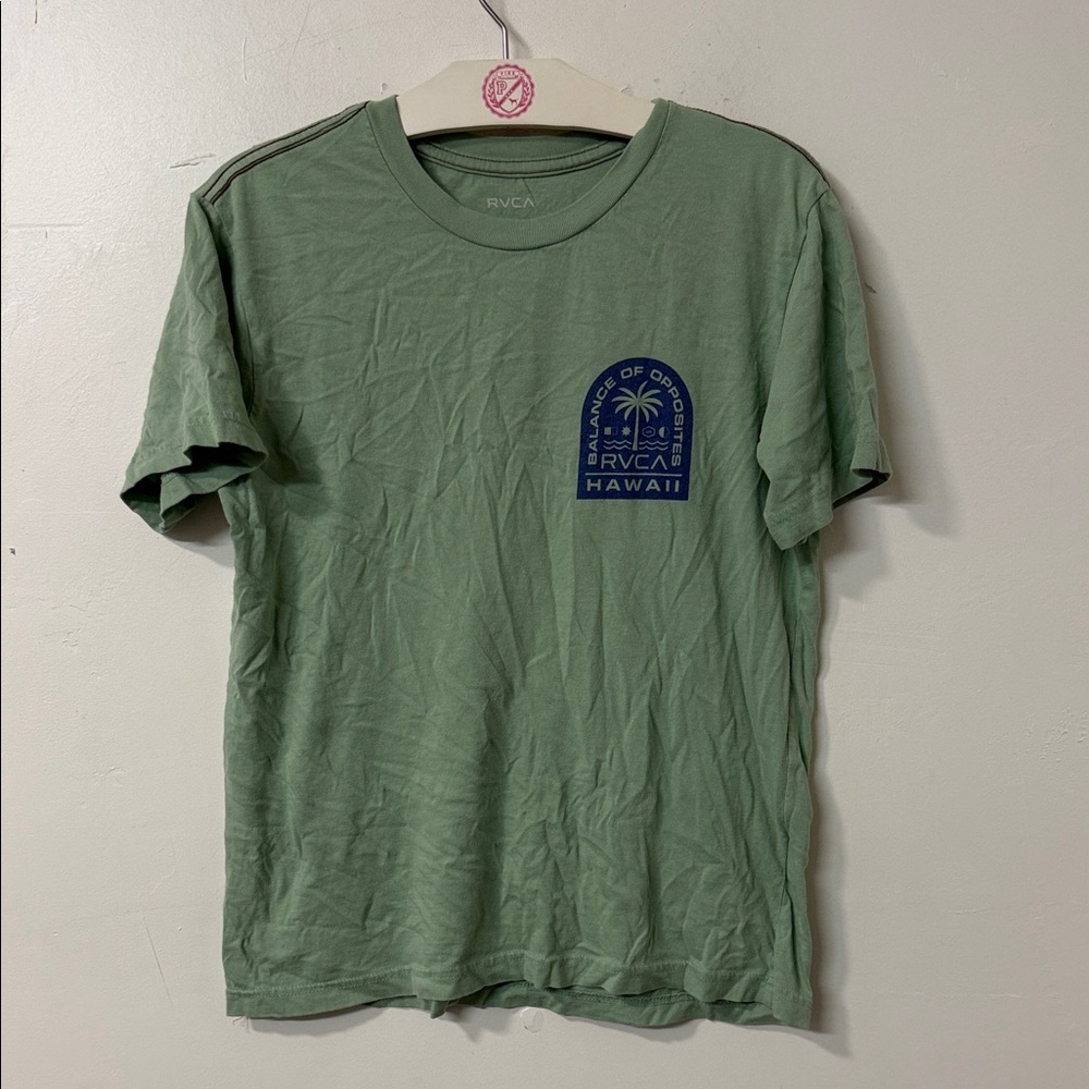 RVCA Olive Green Hawaii Tee